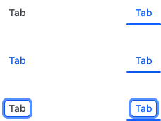 Tab states